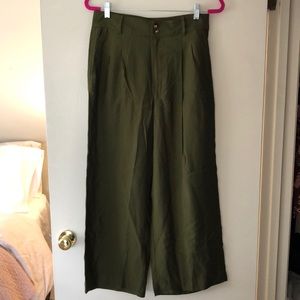 Madewell Drapey Pleated Wide Leg Pant